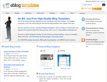 Tablet Screenshot of eblogtemplates.com